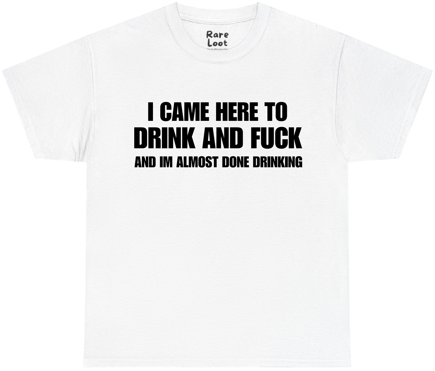 I Came Here to Drink and F Shirt