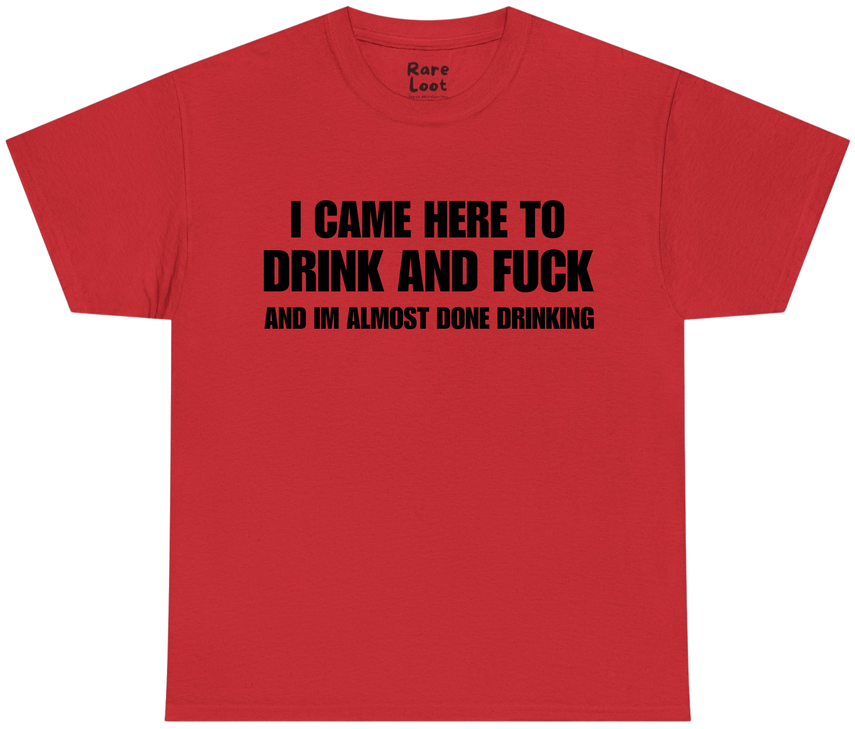 I Came Here to Drink and F Shirt